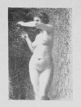 Litografia Fantin-Latour - Etude pour Eve