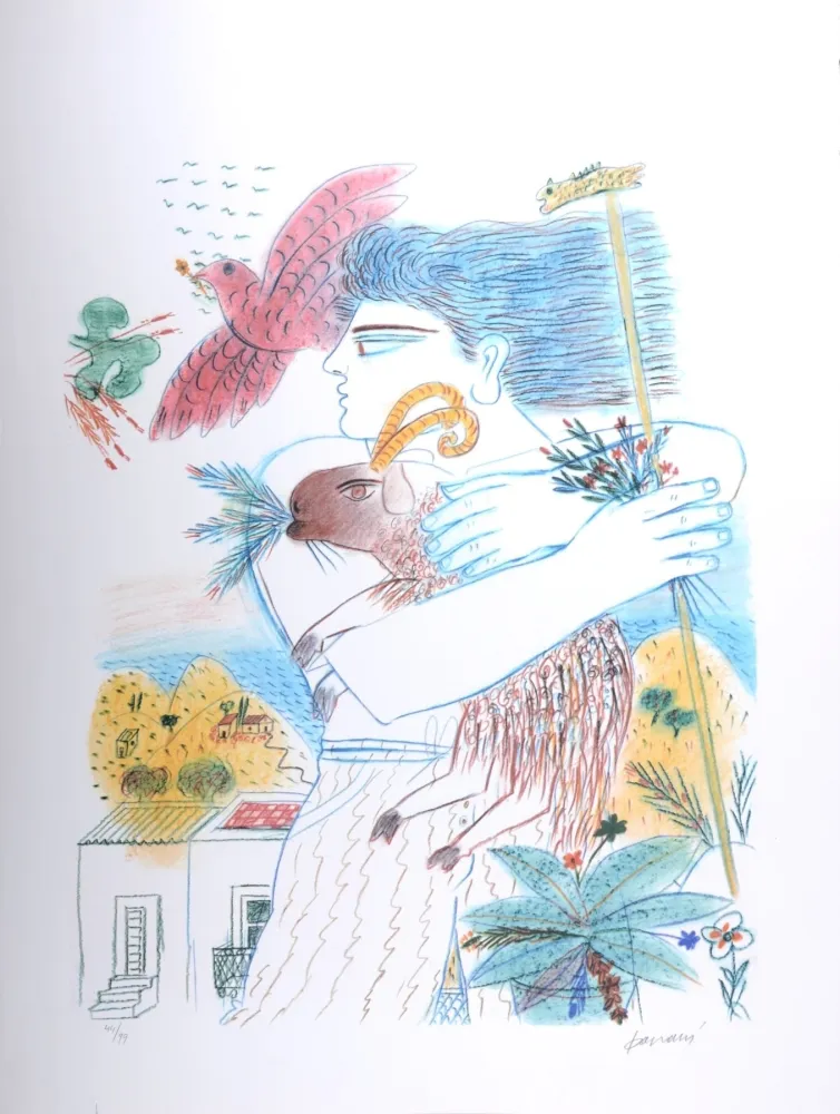 Litografia Fassianos - Pan