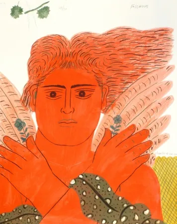 Litografia Fassianos - Pêcheur