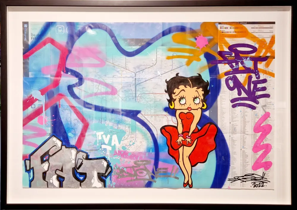 Non Tecnico Fat - Betty Boop (Transport Map of Paris)
