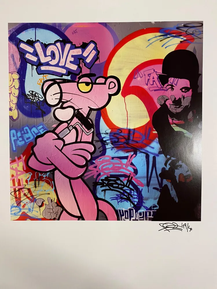 Manifesti Fat - Panther VS Chaplin