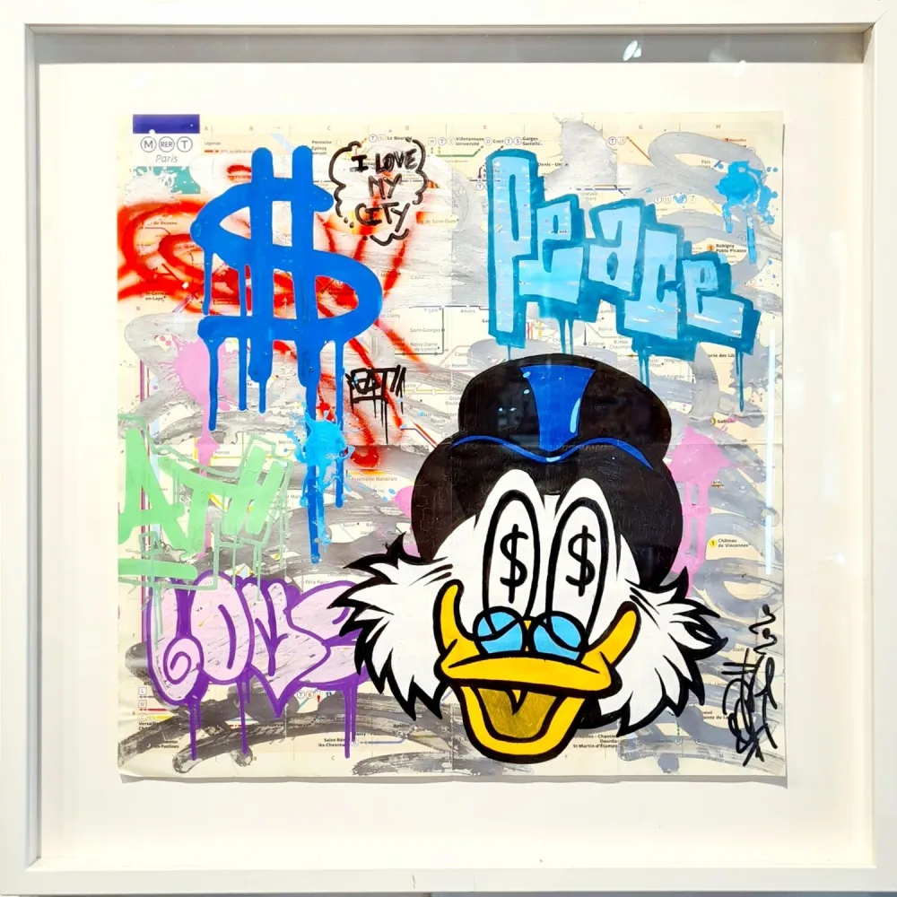 Non Tecnico Fat - Scrooge - I Love My City (Metro Map of Paris)