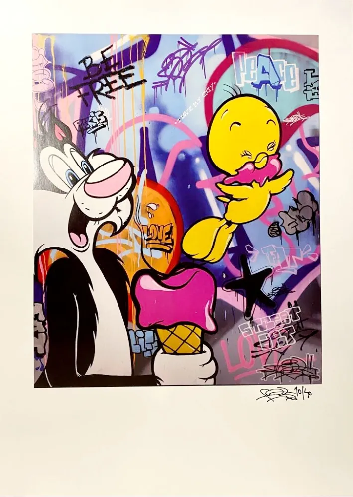 Manifesti Fat - Titi et Grosminet