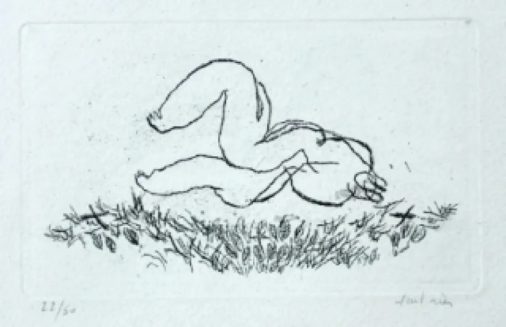 Acquaforte E Acquatinta Fautrier - Alleluiah - Petit nu L