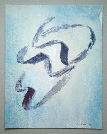 Litografia Fautrier - Annabelle Nue