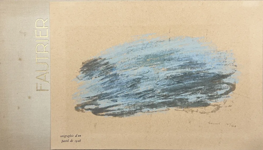 Libro Illustrato Fautrier - FAUTRIER 1958/59. Avec une sérigraphie signée et numérotée (MichelPresse 1959)