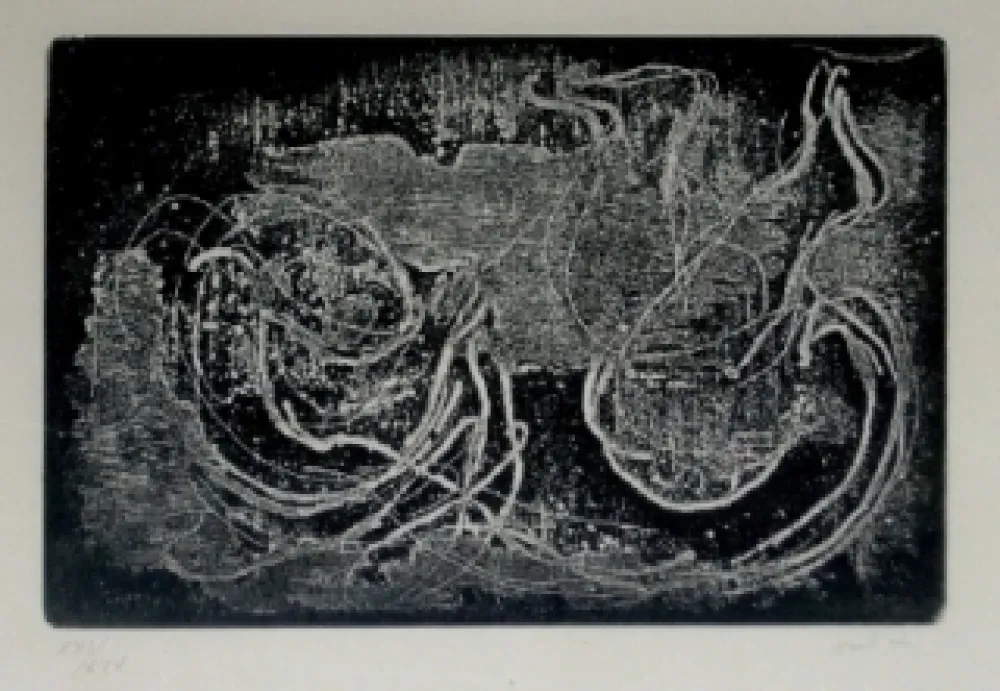 Acquaforte E Acquatinta Fautrier - Femme étendue II