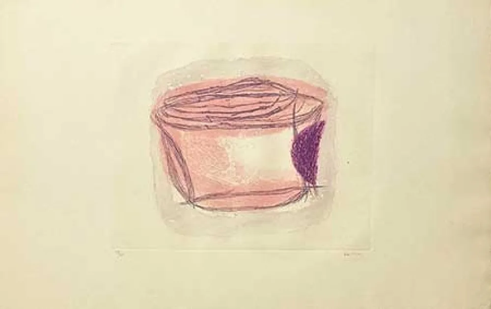 Incisione Fautrier - La boite