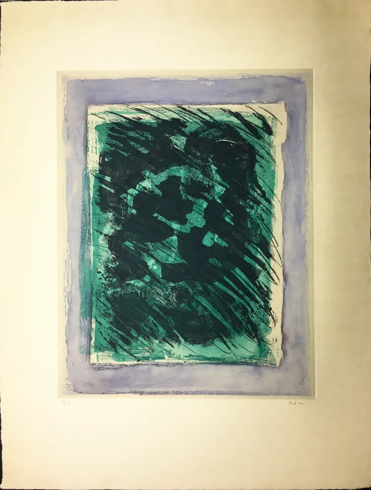 Acquatinta Fautrier - LA FORÊT (1964)