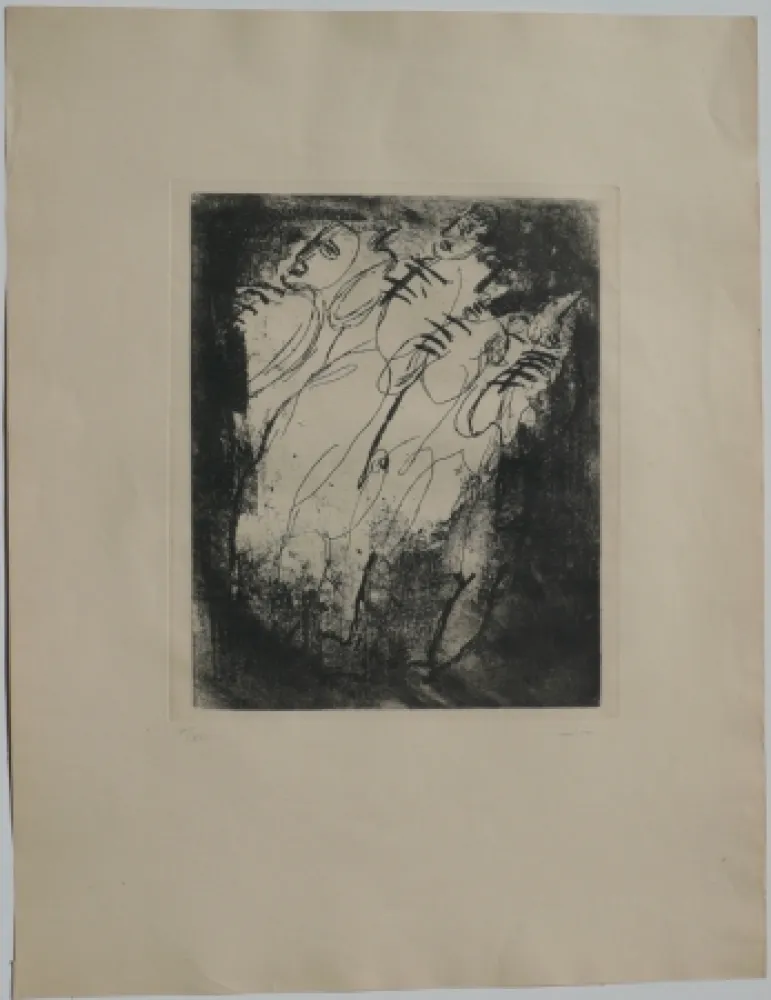 Acquaforte E Acquatinta Fautrier - Les fusillés