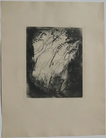 Acquaforte E Acquatinta Fautrier - Les fusillés