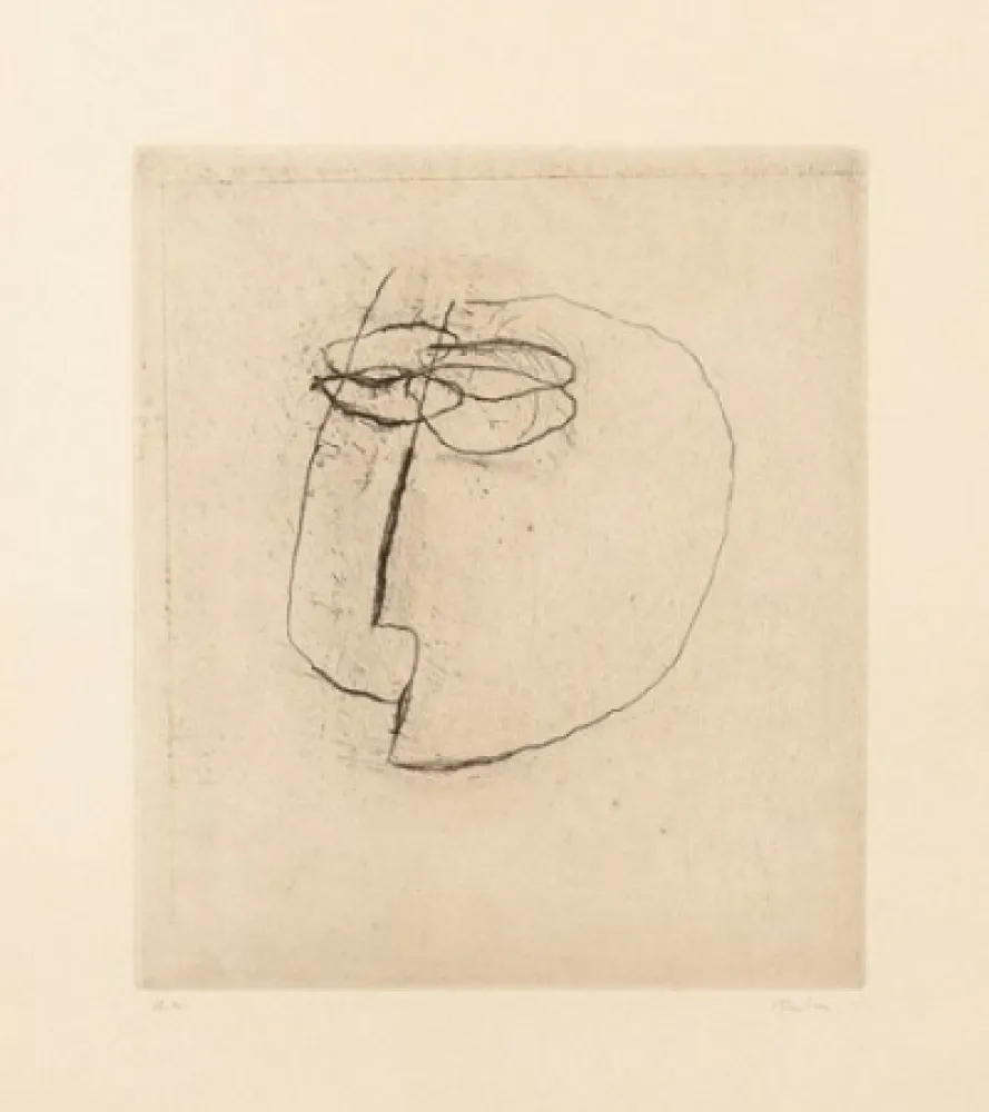 Incisione Fautrier - Otages (IB)