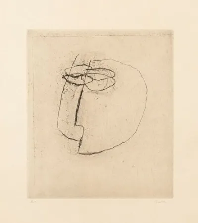 Incisione Fautrier - Otages (IB)