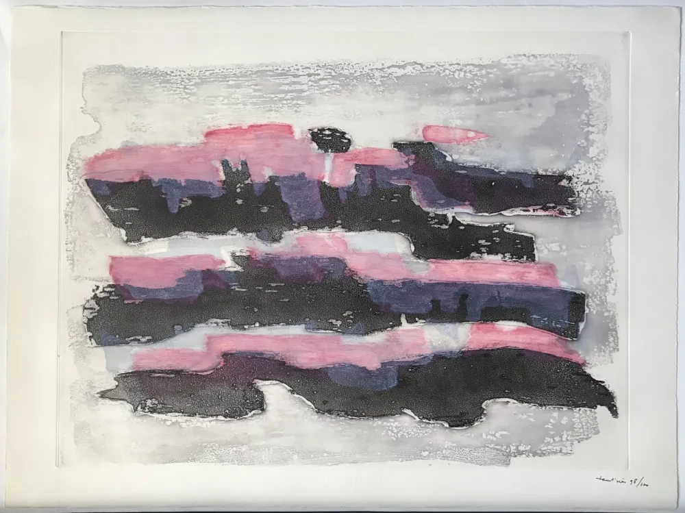 Acquatinta Fautrier - Sunset 