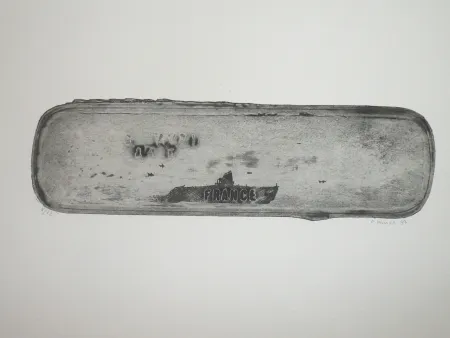 Acquaforte Favier - Le sous marin France