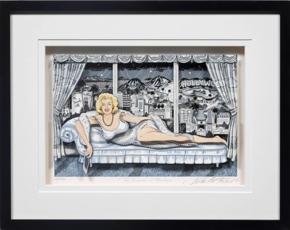 Serigrafia Fazzino - The Essence of Marilyn