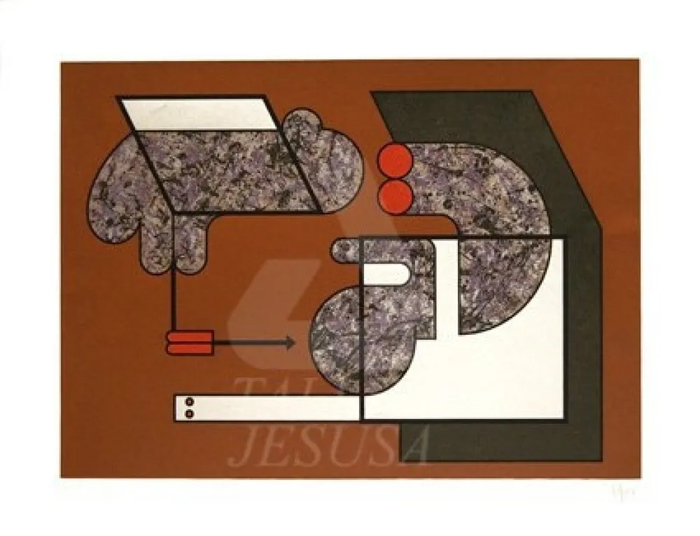 Serigrafia Felguerez - Reunion de famille 