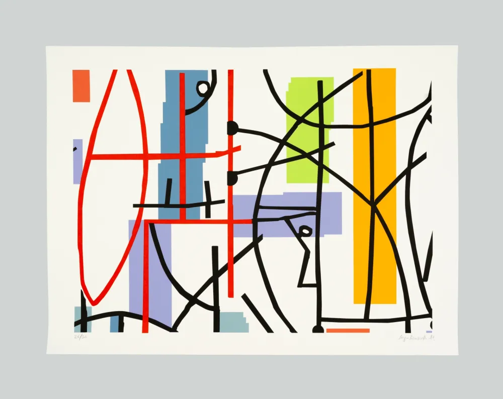 Serigrafia Fermariello - Senza titolo