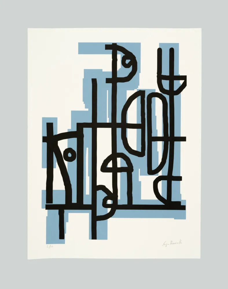 Serigrafia Fermariello - Senza titolo