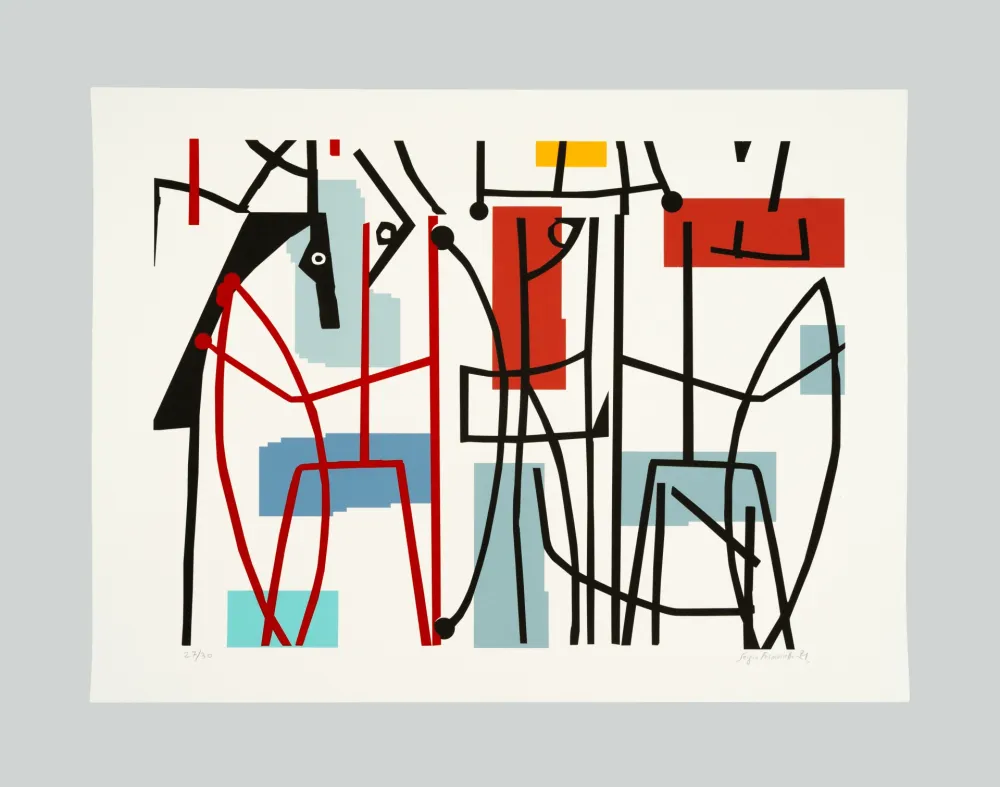 Serigrafia Fermariello - Senza titolo