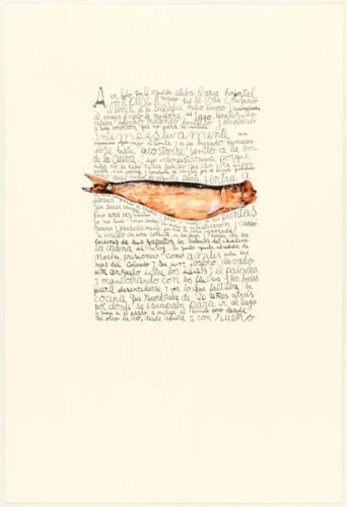 Litografia Ferrari - A un lado por la izquierda