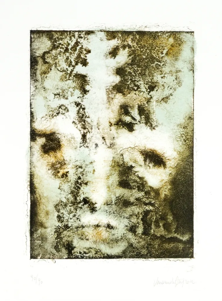 Litografia Ferré - De précipices en belvédères 1