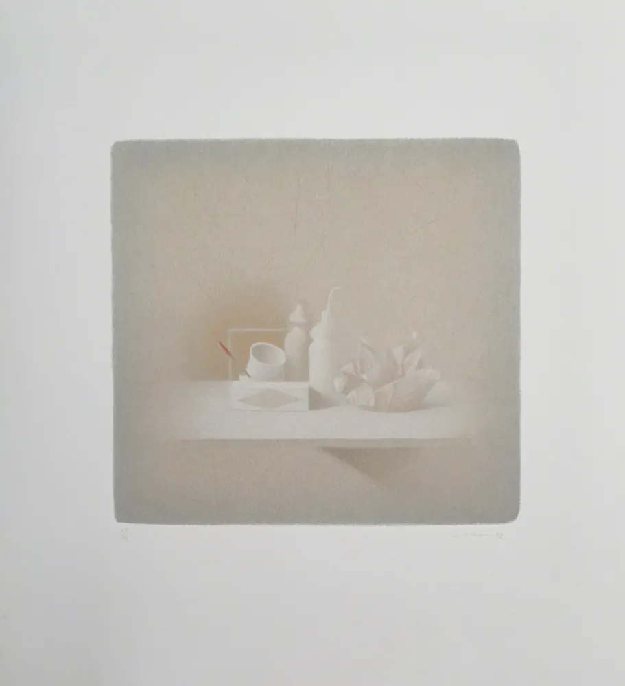 Litografia Ferroni - Grande natura morta