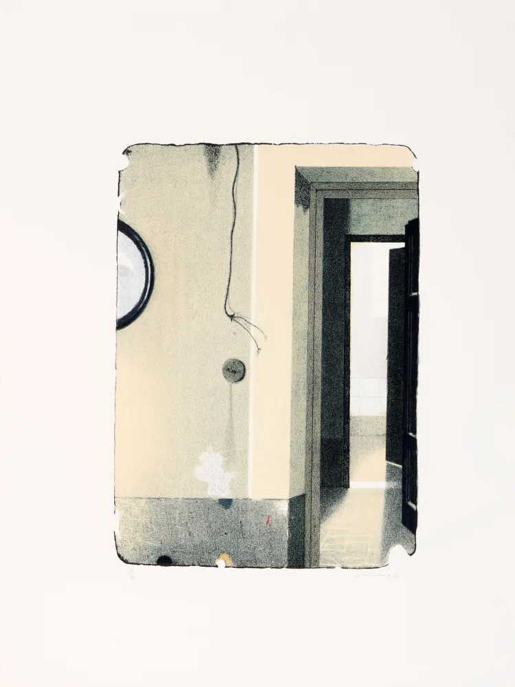 Litografia Ferroni - Le stanze abbandonate