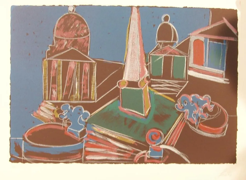 Litografia Festa  - SENZA TITOLO