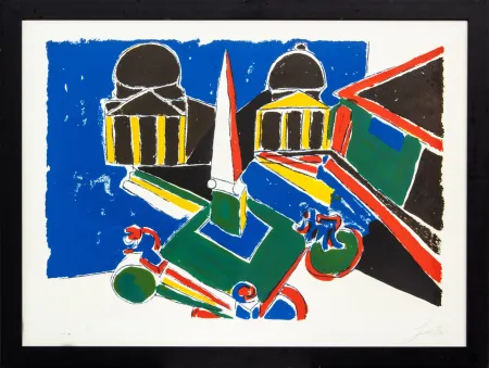 Litografia Festa  - SENZA TITOLO