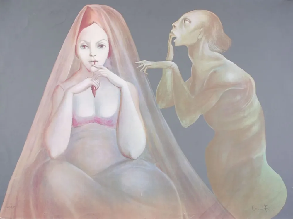 Serigrafia Fini - Amine (album: Mille et Une Nuits)