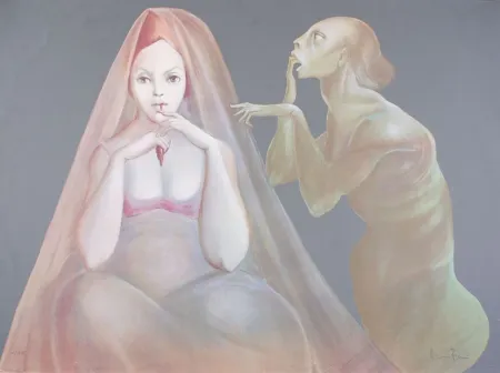 Serigrafia Fini - Amine (album: Mille et Une Nuits)