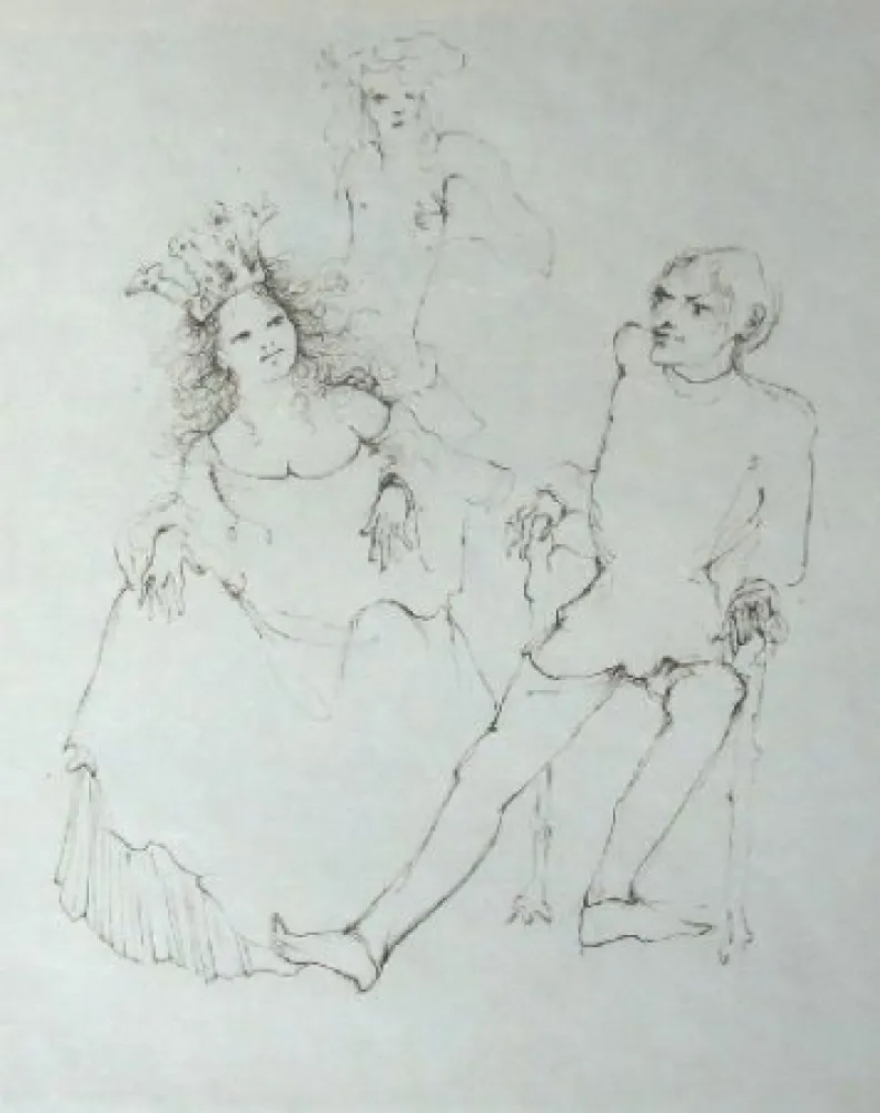 Incisione Fini - Concile d'amour