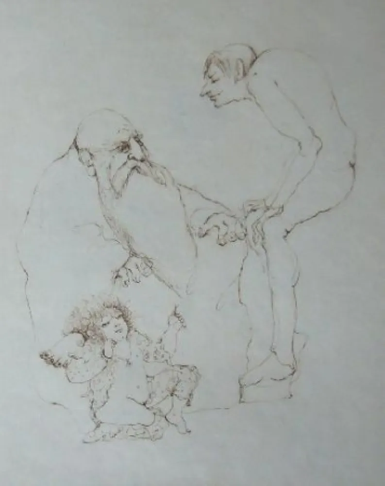 Incisione Fini - Concile d'amour