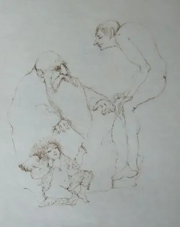 Incisione Fini - Concile d'amour