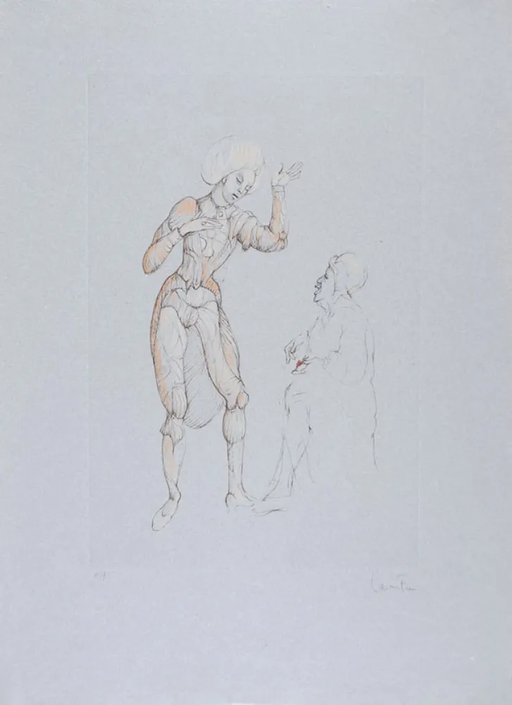 Acquaforte Fini - Conte de la 672 ème Nuit - XI