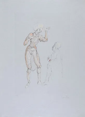 Acquaforte Fini - Conte de la 672 ème Nuit - XI