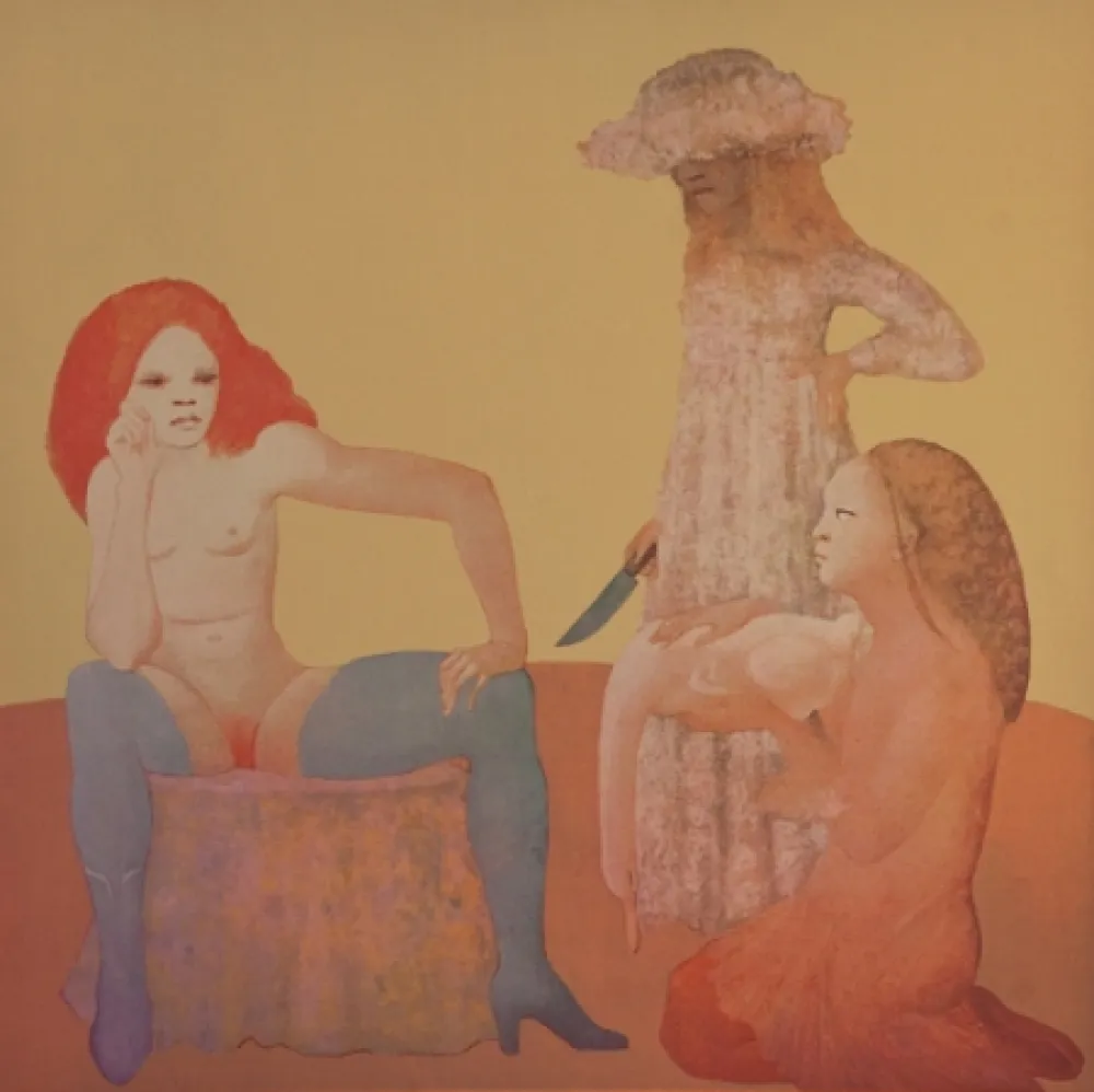 Litografia Fini - La Leçon de braise