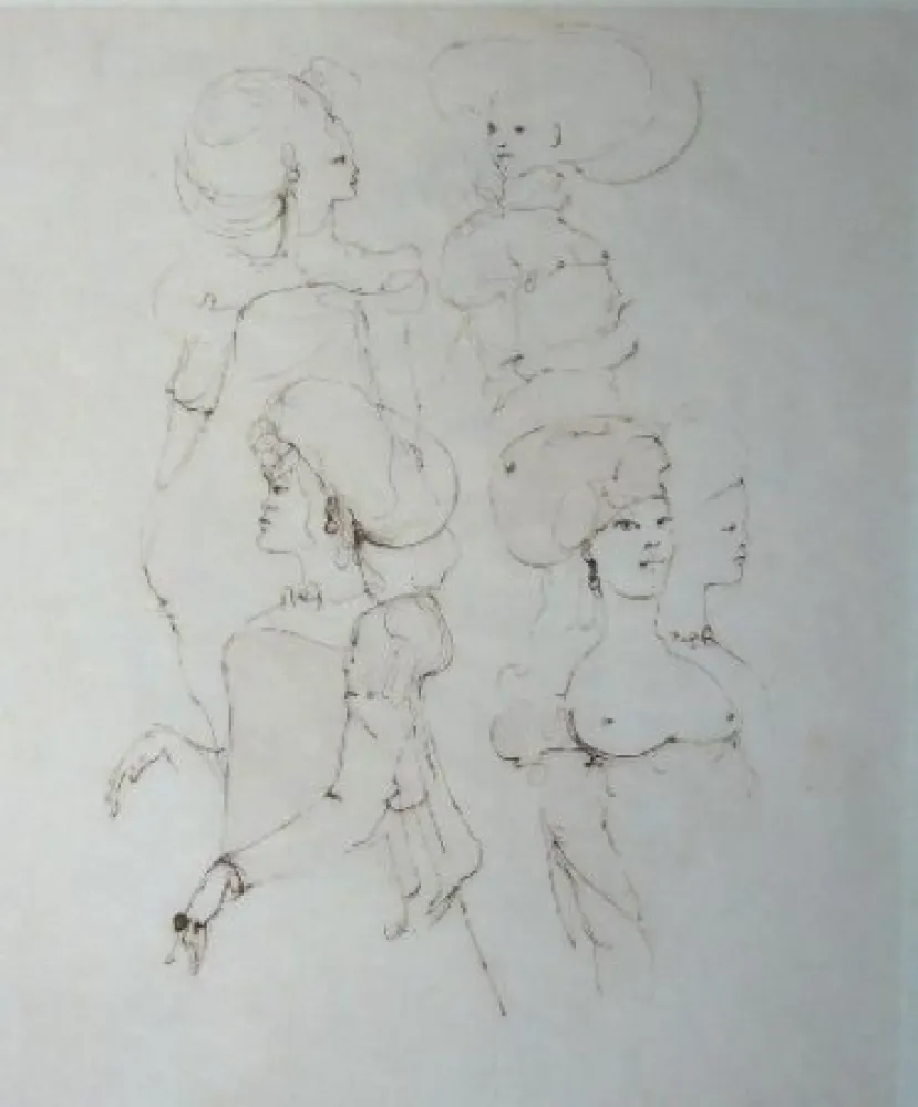 Incisione Fini - Le concile d'amour