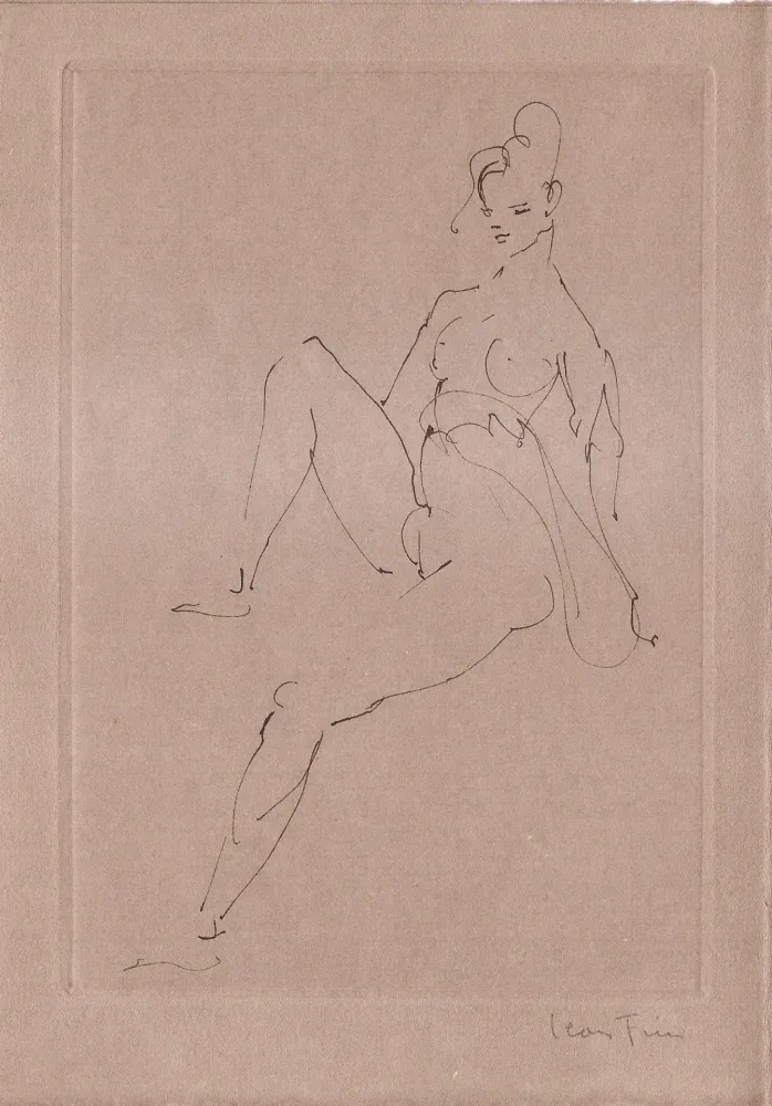 Libro Illustrato Fini - L'épouse infidèle.  Poemes.  Deux eaux-fortes originales de Leonor Fini.