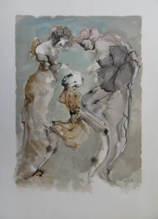 Incisione Fini - Les deux maitresses