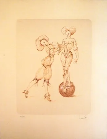 Incisione Fini - Les Jumelles 