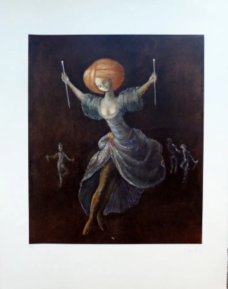 Litografia Fini - Miracle aux Longues Aiguilles