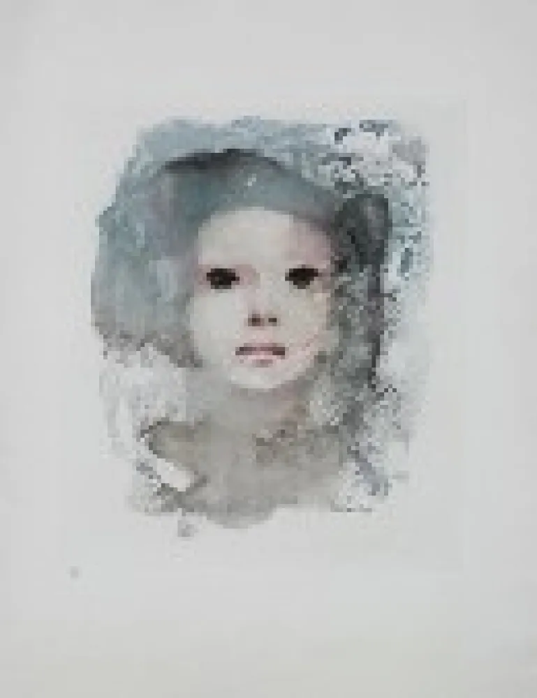 Litografia Fini - Portrait de Jeune Fille