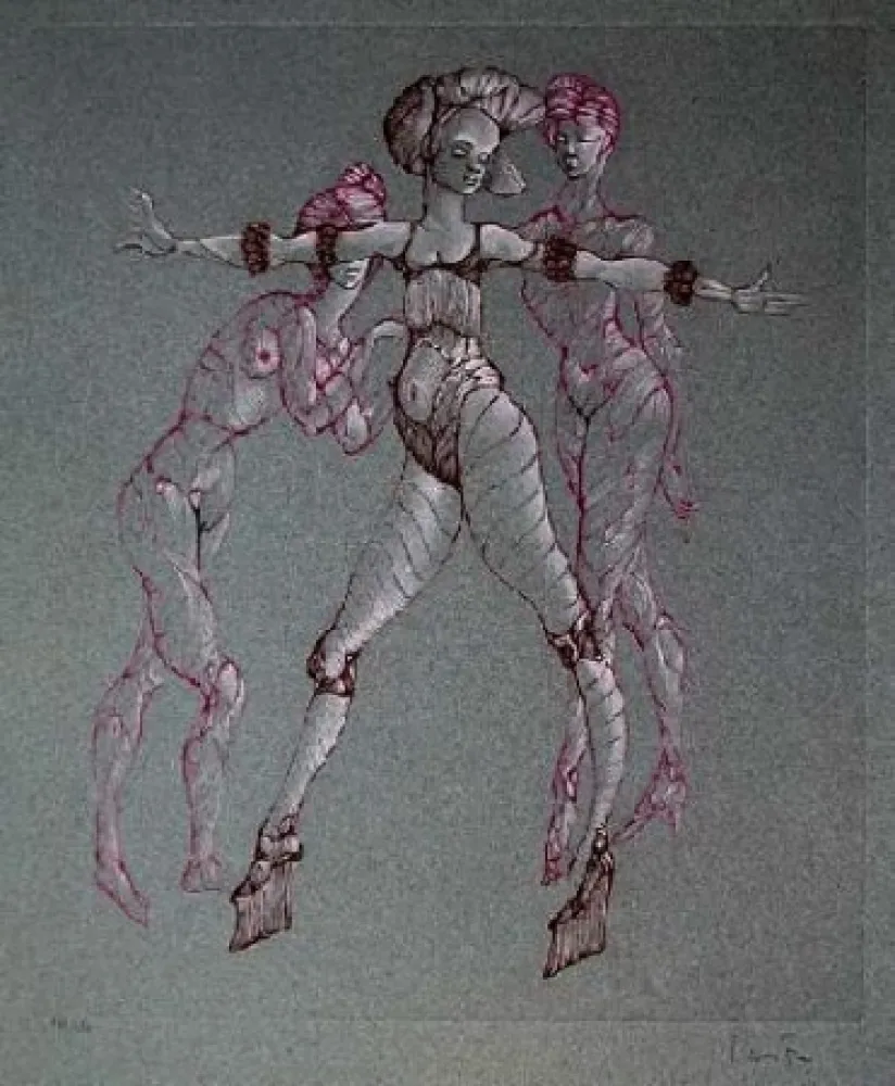 Incisione Fini - Scène de danse