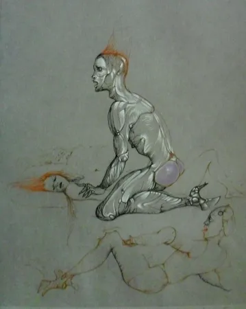 Incisione Fini - Solomonie la Possédée