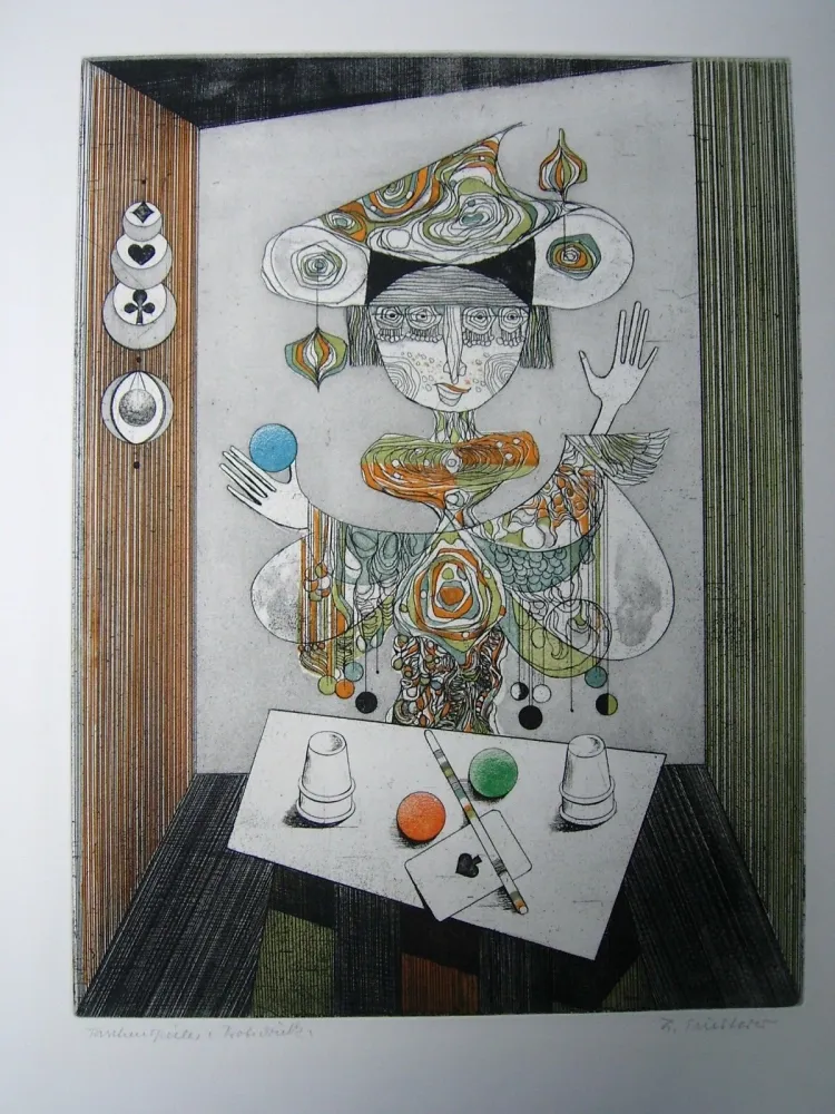 Acquaforte E Acquatinta Finsterer - Taschenspieler