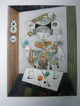 Acquaforte E Acquatinta Finsterer - Taschenspieler