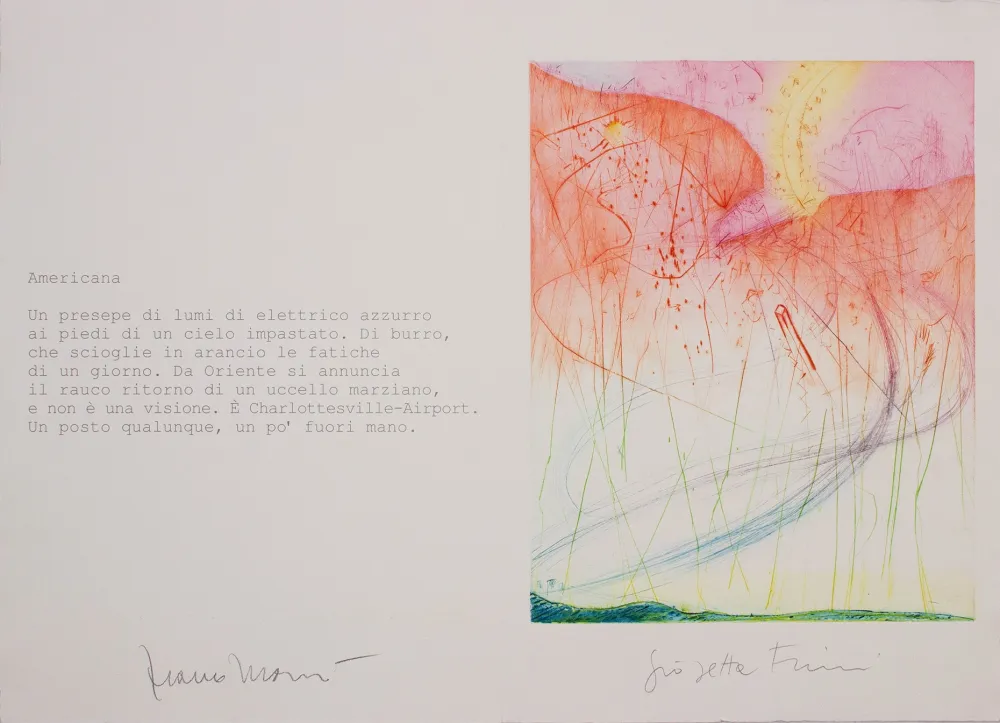 Acquatinta Fioroni - Americana