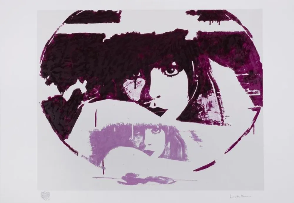 Serigrafia Fioroni - Doppio liberty, violet